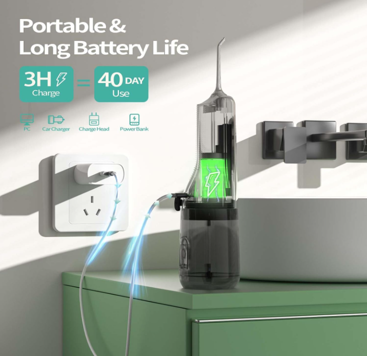 Portable Everkalo cordless water flosser